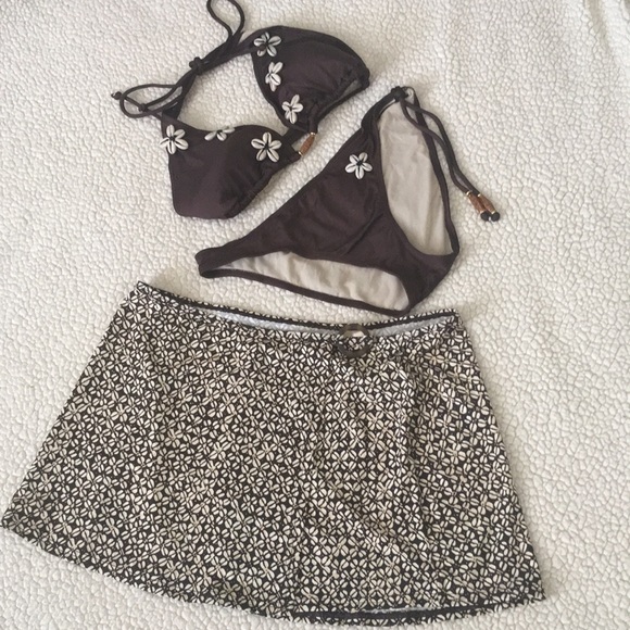 michael kors swim skirt